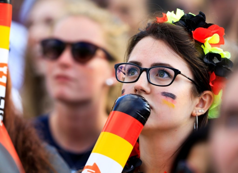 Ánh mắt hy vọng của fan tuyển Đức