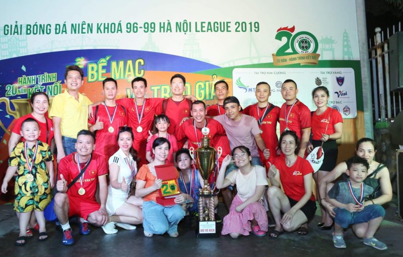 Bế mạc giải bóng đá 96-99 Hà Nội League 2019 – 20 Năm hành trình kết nối