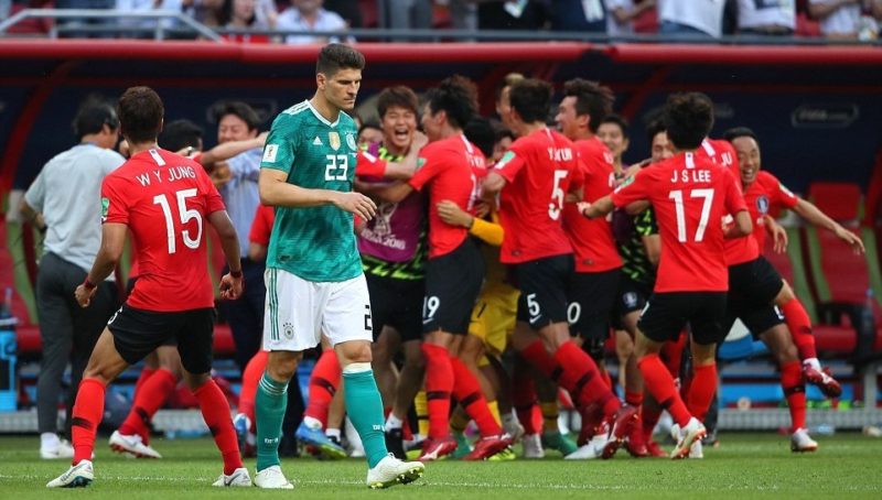 Trận thắng lịch sử của Hàn Quốc trước Đức tại World Cup 2018